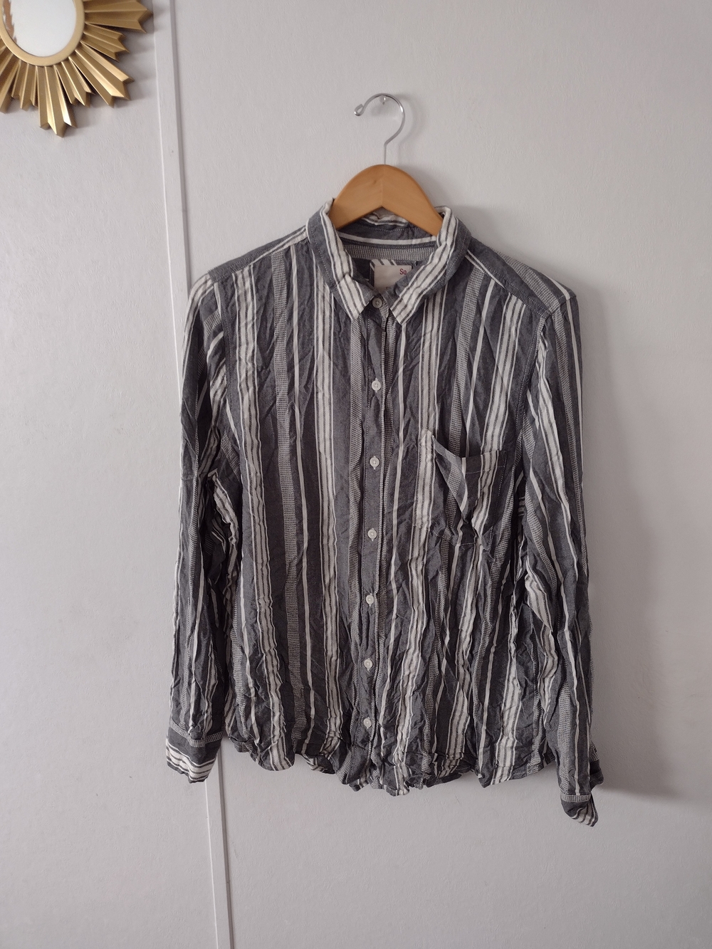 So Womens Striped Shirt XXL